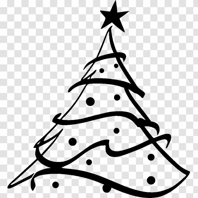 Christmas Tree Fir - White - Star Wellness Logo Transparent PNG