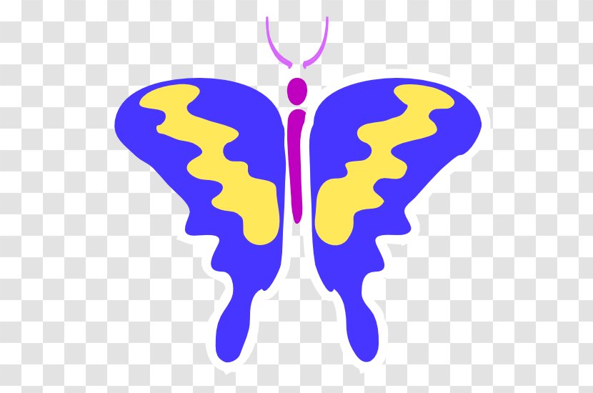 Butterfly Line Art Clip - Insect - Color Transparent PNG