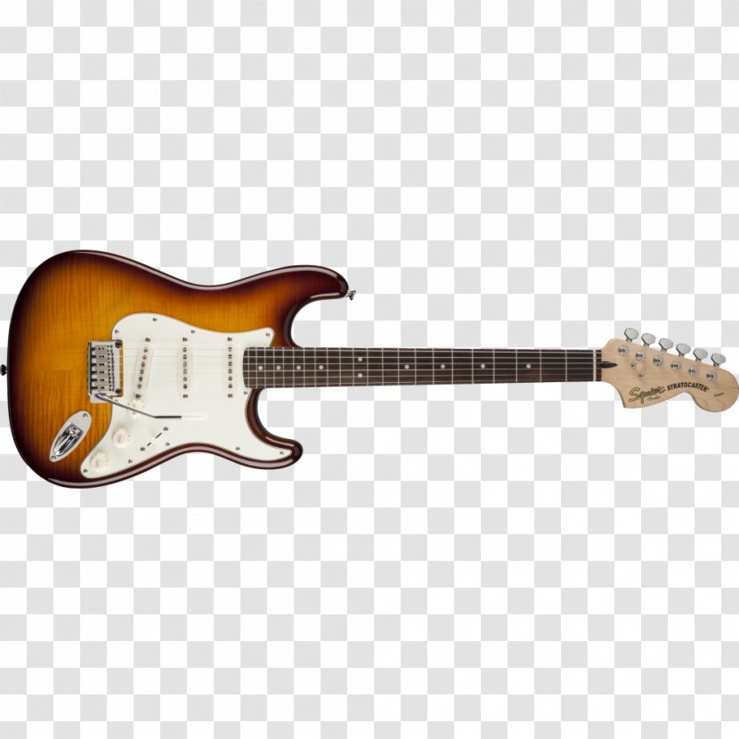 Fender Stratocaster Bullet Squier Deluxe Hot Rails The STRAT - Fingerboard - Guitar Transparent PNG