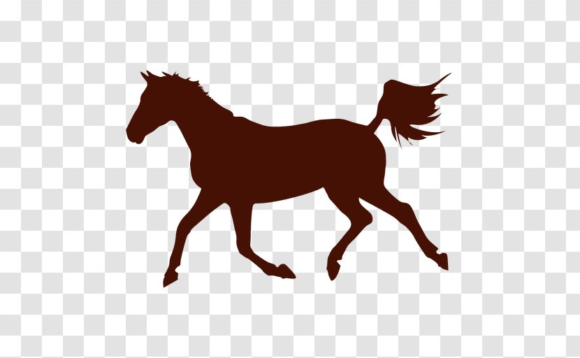 Horse Silhouette Clip Art - Mane Transparent PNG