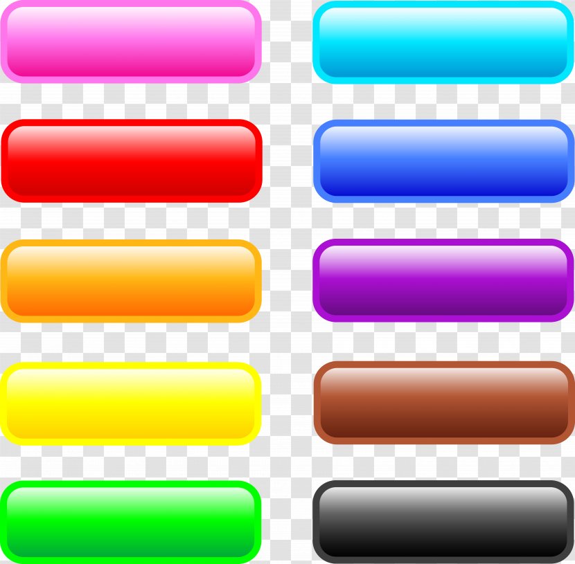 HTML Web Button Clip Art - Buttons Transparent PNG