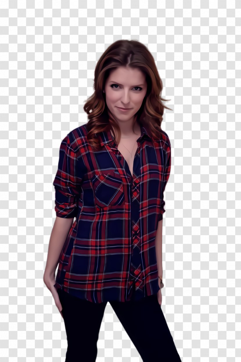 Blouse Plaid - Tshirt - Top Transparent PNG