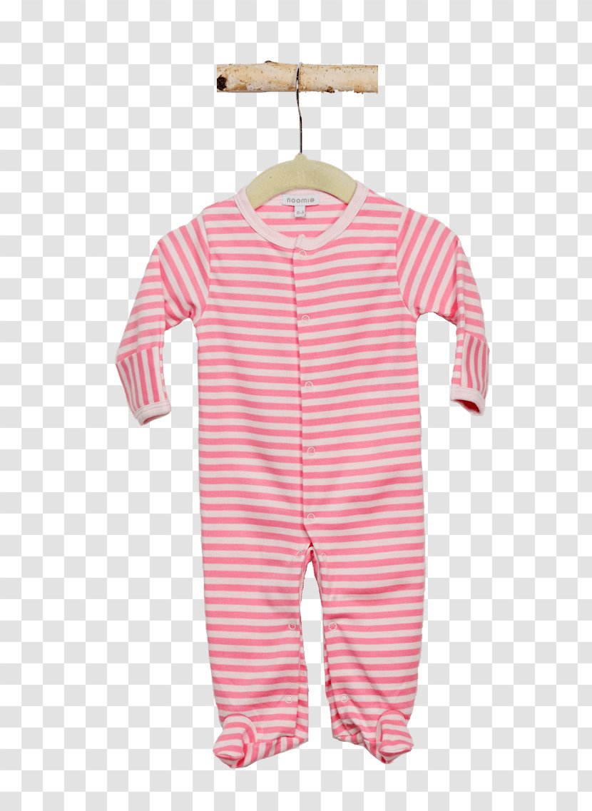 Baby & Toddler One-Pieces Pajamas Sleeve Pink M Dress - Nightwear Transparent PNG