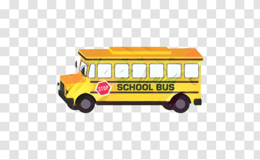 School Bus Cartoon - Car - Toy Vehicle Transparent PNG