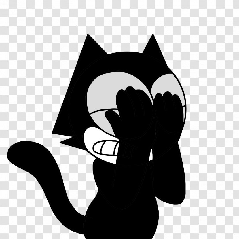 Felix The Cat Cartoon - Black - Saw Transparent PNG