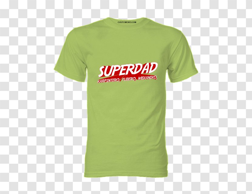 T-shirt Logo Green Sleeve Font Transparent PNG