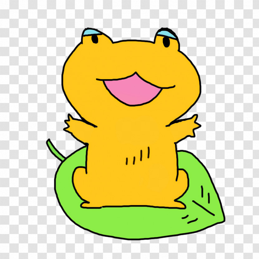 Toad True Frog Tree Frog Frogs Yellow Transparent PNG