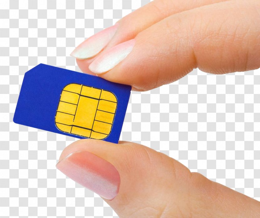 Subscriber Identity Module Prepay Mobile Phone SMS 3G - Management - Sim Card In Hand Image Transparent PNG