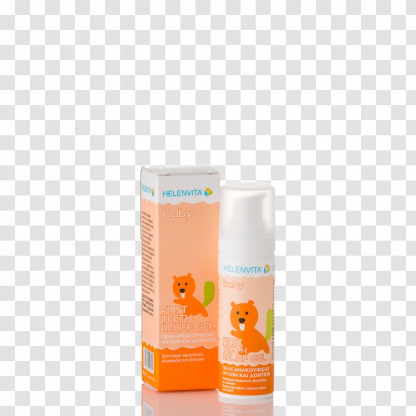 Infant Gel Toothpaste Lotion Cleanser - Chamomile Transparent PNG