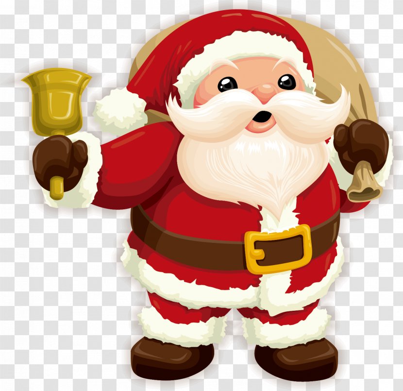 Santa Claus Christmas Gift Clip Art - Food - Cartoon Transparent PNG