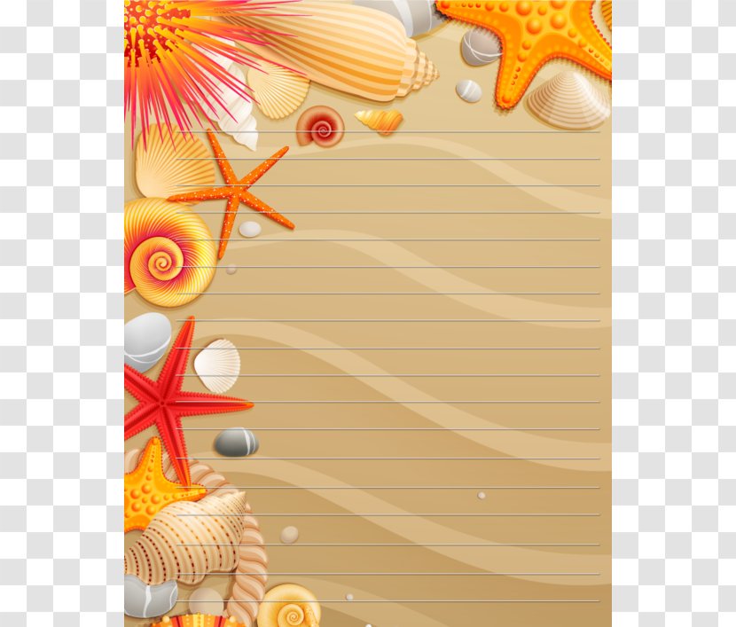 Seashell Starfish Euclidean Vector - Flower - And Sea Urchins Shells Poster Transparent PNG