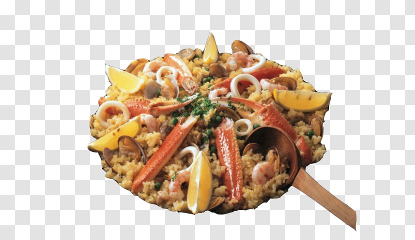 Paella Spanish Cuisine Seafood Arrxf2s Negre Fried Rice - Vegetable - Lobster Bibimbap Transparent PNG