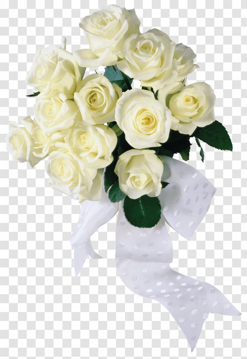 Flower Bouquet Rose - Family - White Roses Image Transparent PNG