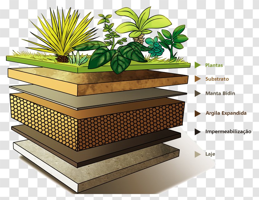 Green Roof Architectural Engineering Concrete Slab Building - Clay Transparent PNG