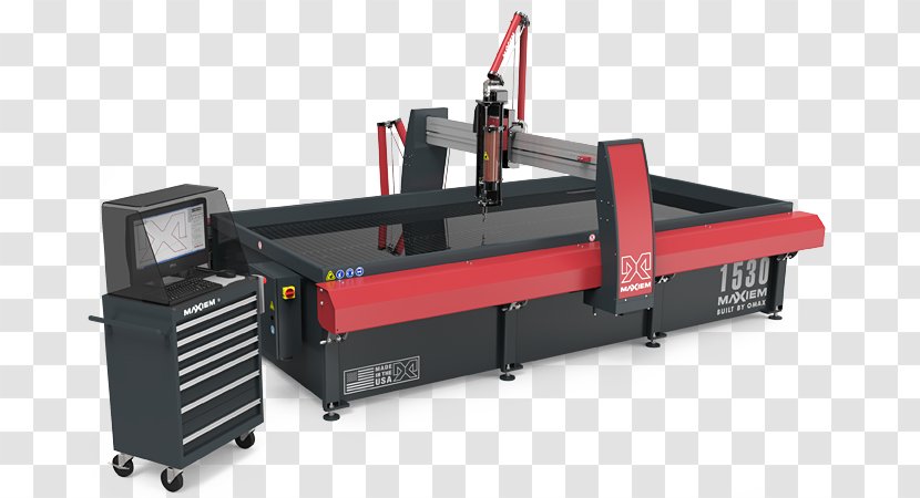 Water Jet Cutter Omax Corporation Cutting Manufacturing Computer Numerical Control - Steel - Machine Transparent PNG