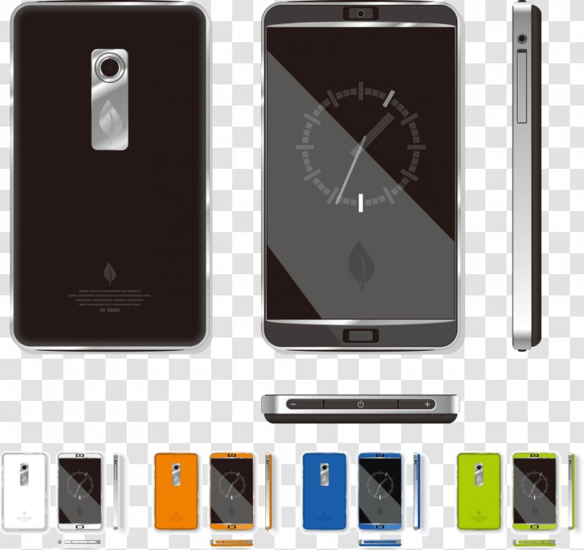 Smartphone Euclidean Vector Touchscreen Icon - Telephony - Renderings Transparent PNG