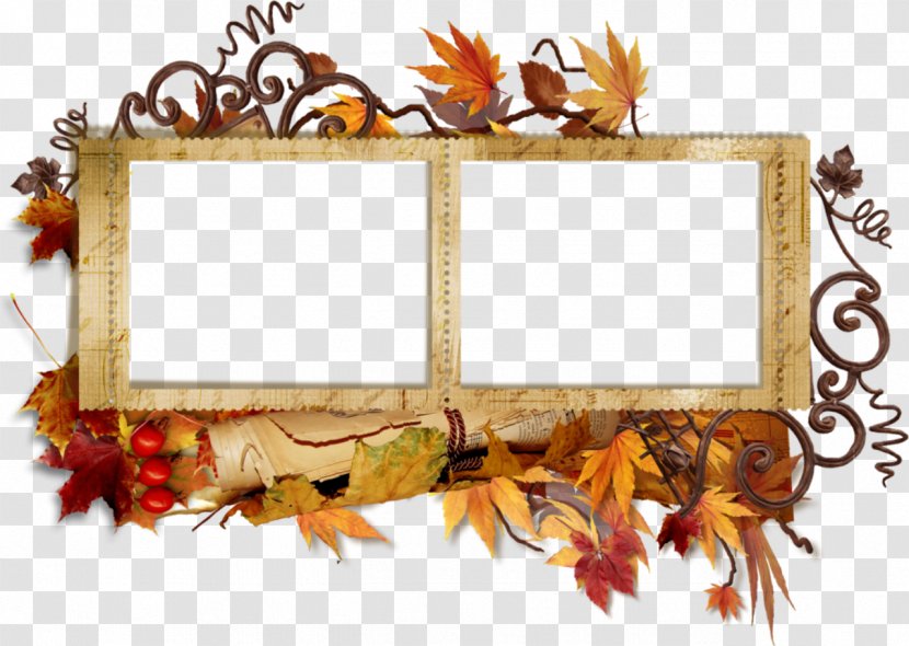 Borders And Frames Picture Autumn Clip Art - Collage Transparent PNG