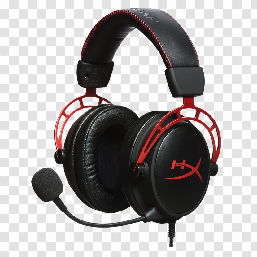 Microphone Headset Kingston HyperX Cloud Alpha Video Games - Pc Game Transparent PNG