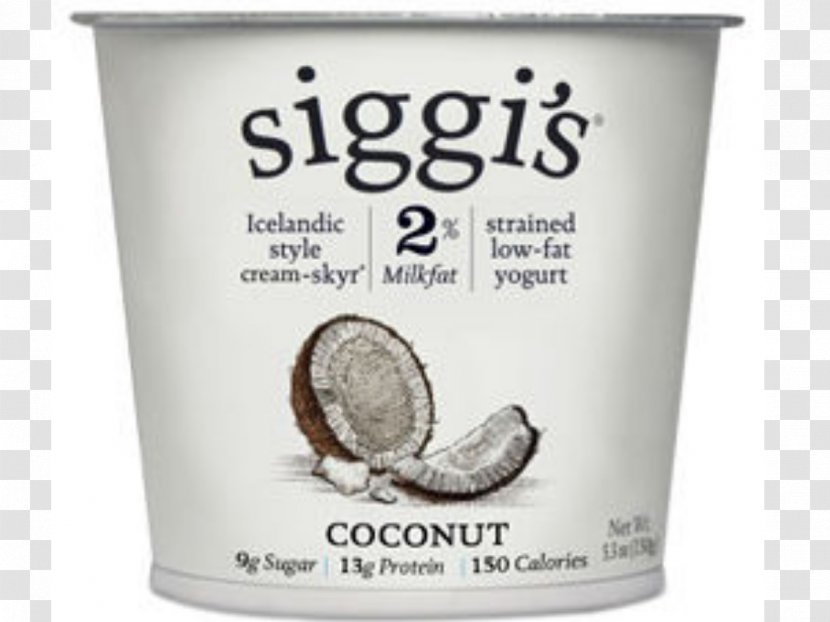 Milk Cream Siggi's Dairy Skyr Yoghurt - Greek Yogurt Transparent PNG