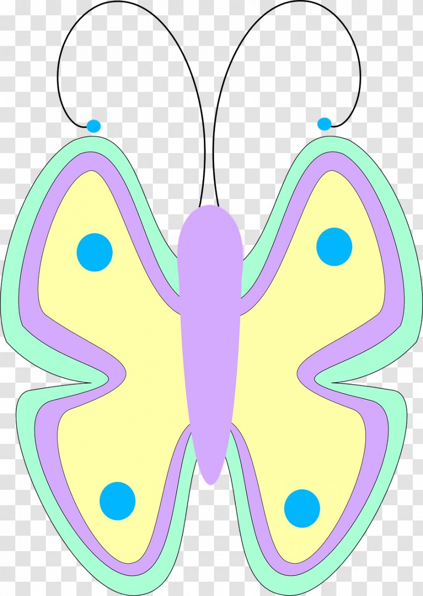Clip Art Brush-footed Butterflies Openclipart Pastel - Tree - Heart Transparent PNG