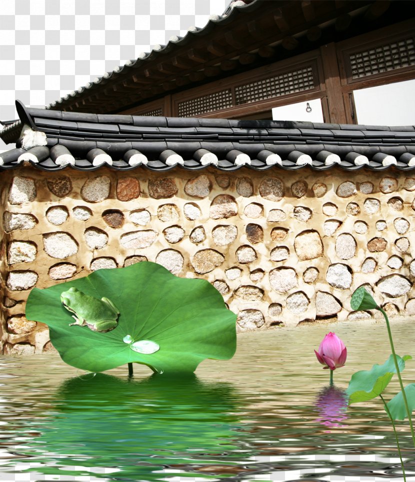 Wall Villa Gratis Building - Grass - Chinese Mansion Free Download Transparent PNG
