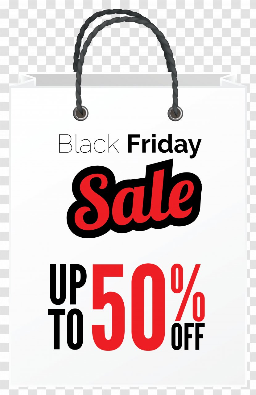 Black Friday Handbag Clothing Shopping - Sale White Bag Clipart Image Transparent PNG