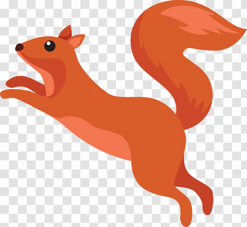 Squirrel Animal Figure Tail Eurasian Red Squirrel Wildlife Transparent PNG