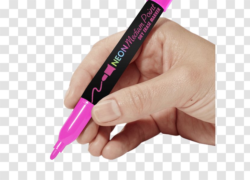 Marker Pen Dry-Erase Boards Feutre Effaçable Drawing - Nail Transparent PNG