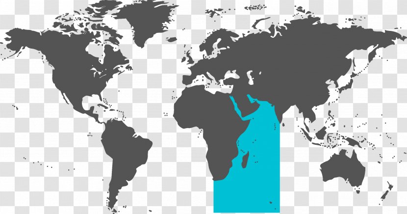 World Map Globe - PERSIAN GULF Transparent PNG