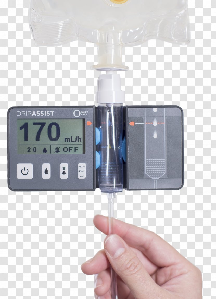 Intravenous Therapy Fluid Injection Drip Chamber Infusion Pump - Measuring Instrument Transparent PNG