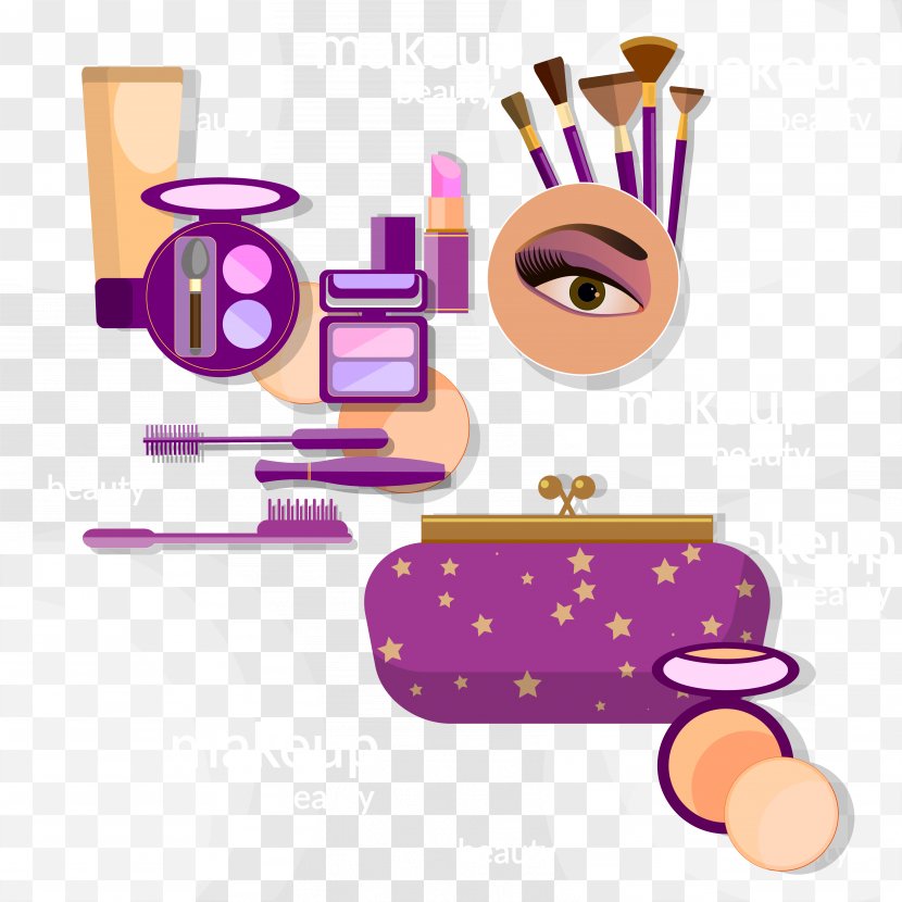 Purple Cosmetics Eye Shadow Clip Art - Tones Women Transparent PNG
