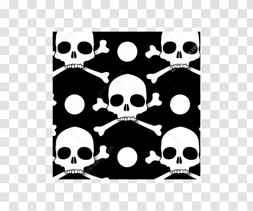 Skull Calavera Desktop Wallpaper Pattern - Cross Transparent PNG