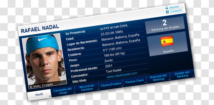 Rafael Nadal Display Device Advertising Computer Software - Monitors Transparent PNG