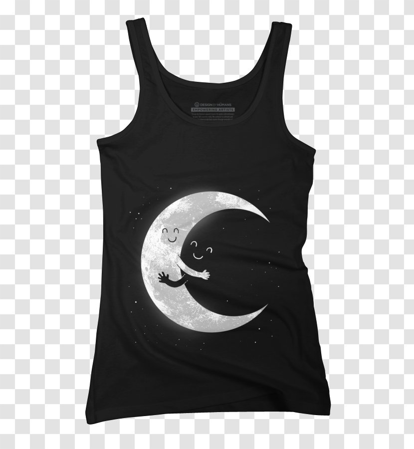 T-shirt Moon Light Earth Hug - Full Transparent PNG
