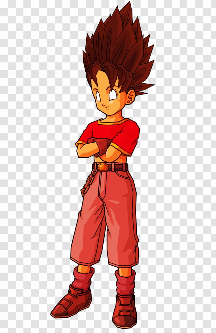 Pan Goku Majin Buu Chi-Chi Dragon Ball Heroes - Watercolor - Asian Teen Transparent PNG