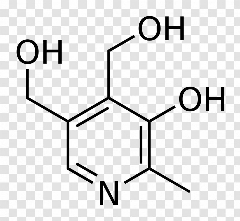 Pyridoxal Phosphate Vitamin B-6 Cofactor Pyridine - Symbol - Diagram Transparent PNG