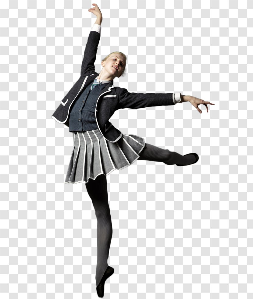 Dance Ballet Stage - Silhouette - Wearing A School Uniform Of Beauty Transparent PNG