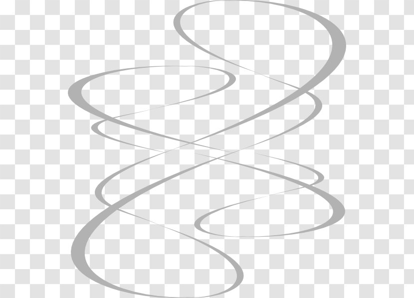 Curve Line Blue Clip Art - Black And White - Embellished Cliparts Transparent PNG