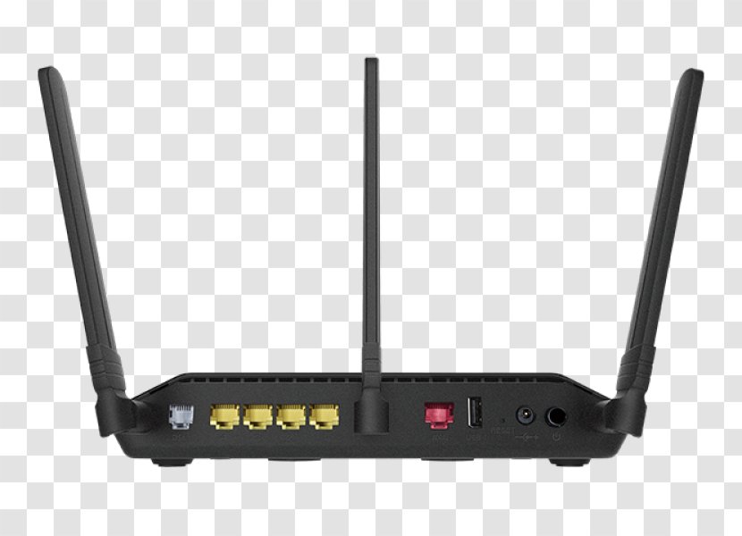 DSL Modem Router Digital Subscriber Line D-Link G.992.5 - Wireless Network Transparent PNG