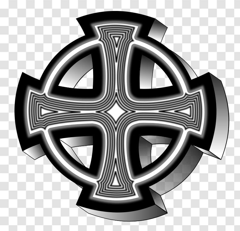 Celtic Cross Knot Christian Symbol - Automotive Design - Cruz Transparent PNG