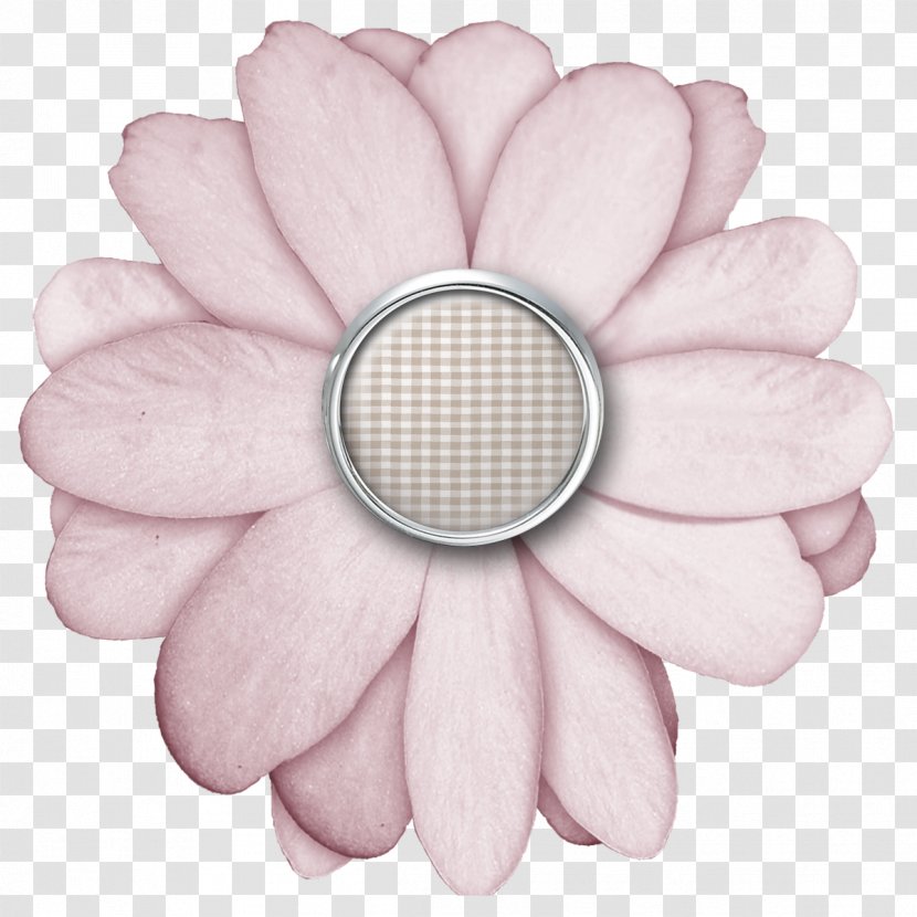 Paper Digital Scrapbooking Flower Petal - Craft - Pink Plaid Transparent PNG