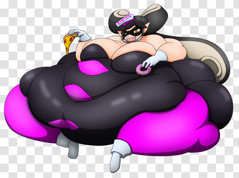 Splatoon 2 Squid Fat Adipose Tissue - Purple Transparent PNG