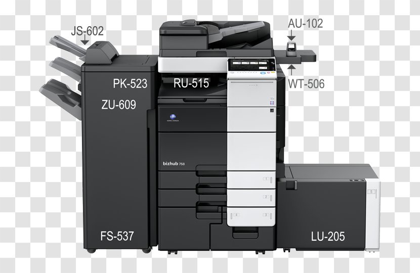 Konica Minolta Multi-function Printer Photocopier Image Scanner Transparent PNG