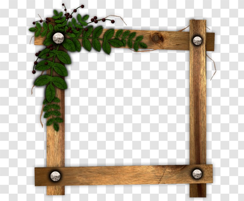 Picture Frames Wood - Frame - Leaves Transparent PNG