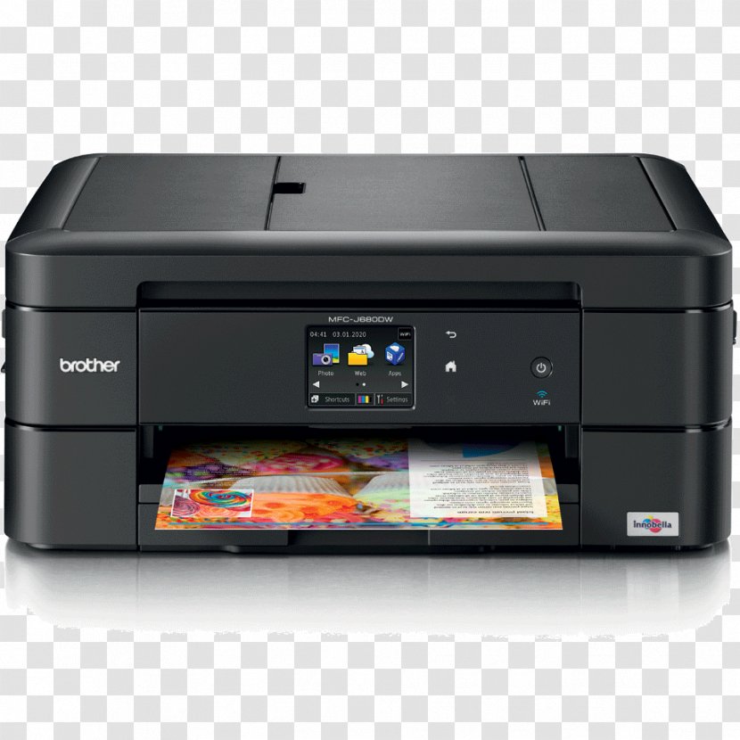 Multi-function Printer Inkjet Printing Brother Industries Transparent PNG