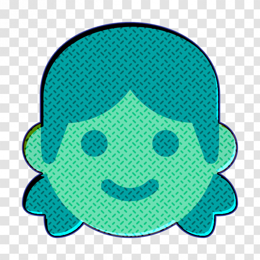 Smiley And People Icon Emoji Icon Girl Icon Transparent PNG
