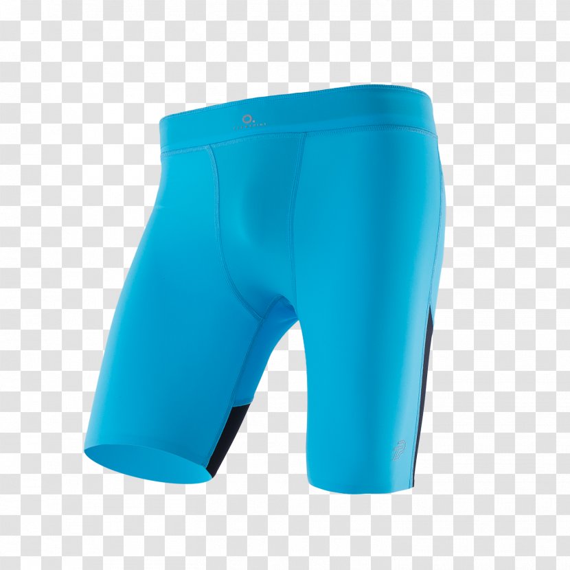 Shorts Data Compression Tights Pants Leggings - Turquoise - Short Transparent PNG