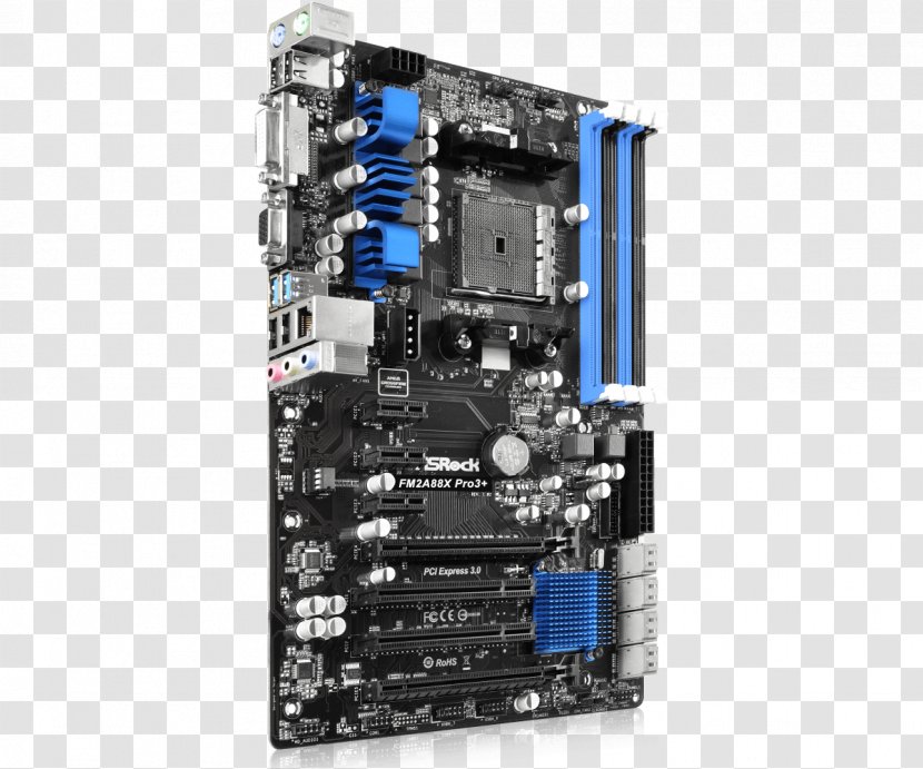 Motherboard Computer Cases & Housings Hardware Central Processing Unit ASRock A88M-G/3.1 - Io Card Transparent PNG