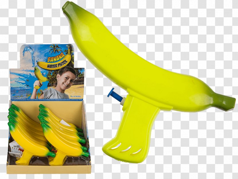 Banana-families - Yellow - Water Gun Transparent PNG