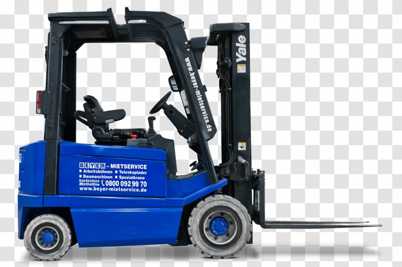 Forklift Machine BEYER-Mietservice KG - Automotive Tire - Baumaschinenverleih International Unit TireStapler Transparent PNG